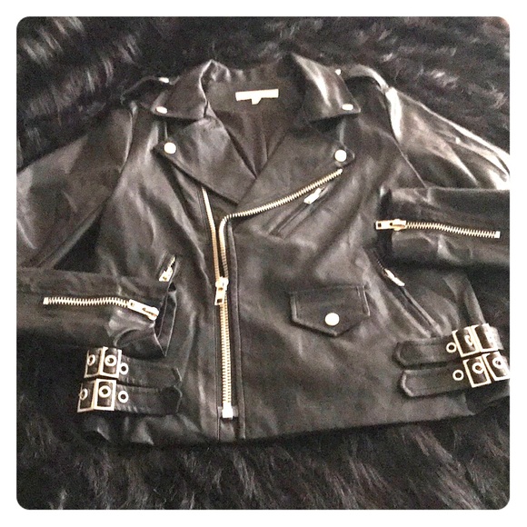 SOLD! - Vegan Leather Mojo Jacket! - Picture 2 of 8